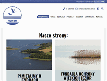 Tablet Screenshot of jeziora.com.pl
